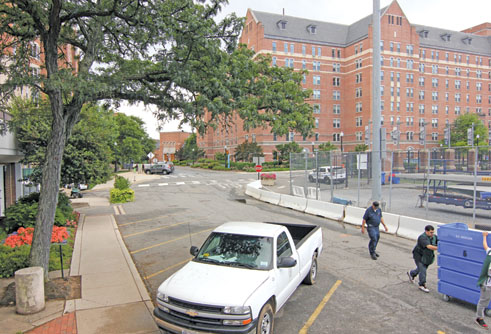 The plan’s provisions include beautifying this area to attract more on-campus student activity.