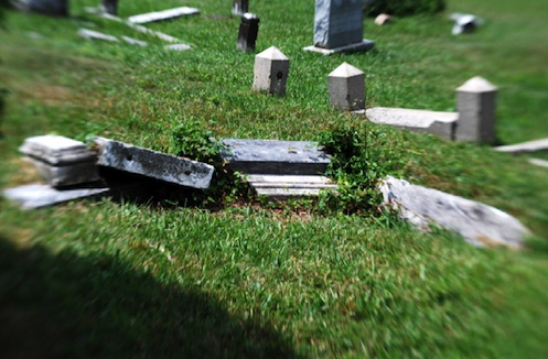 The cemetery