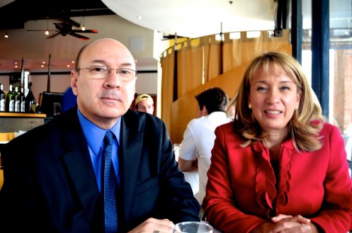 Eduardo Lopez and Wendy Thompson