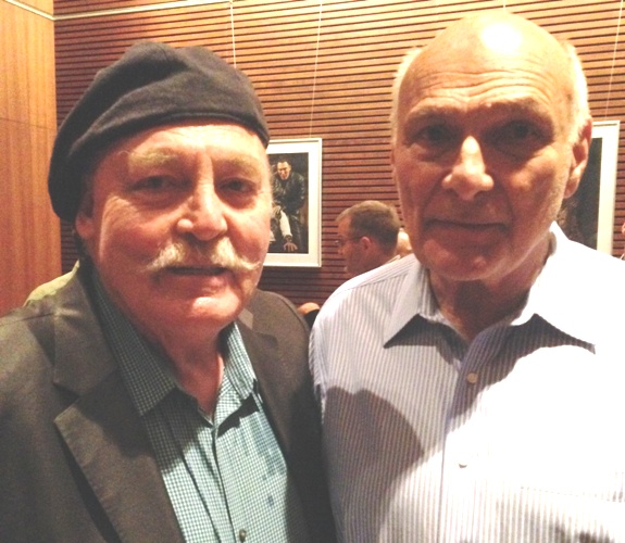 Stacy Keach and Michael Kahn