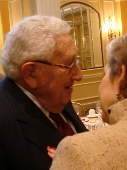 Henry Kissinger at the reception