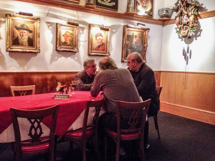 De Niro and Moldea duke it out at The Old Europe in Northwest Washington, DC