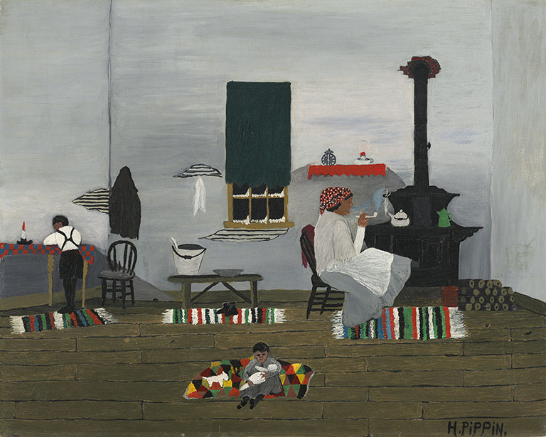 Horace Pippin, Interior, 1944, oil on canvas