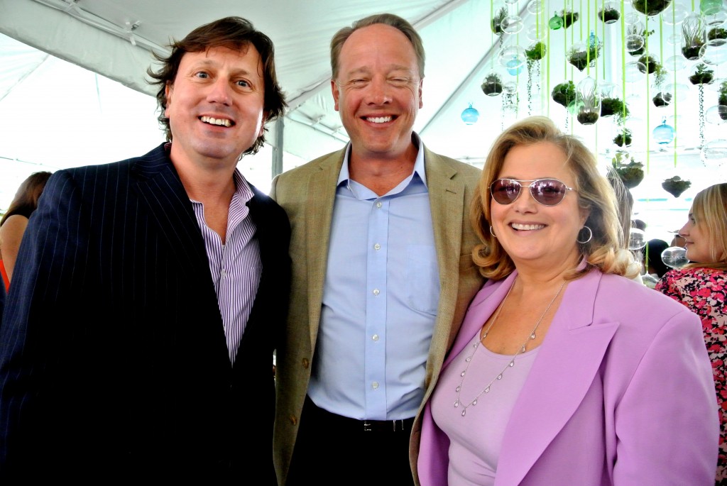 Huey by Day: shown here with Mike Gallagher and Hilary Rosen at the Allbritton Brunch