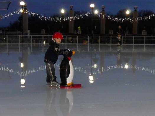Ice skating at The Washington Harbour