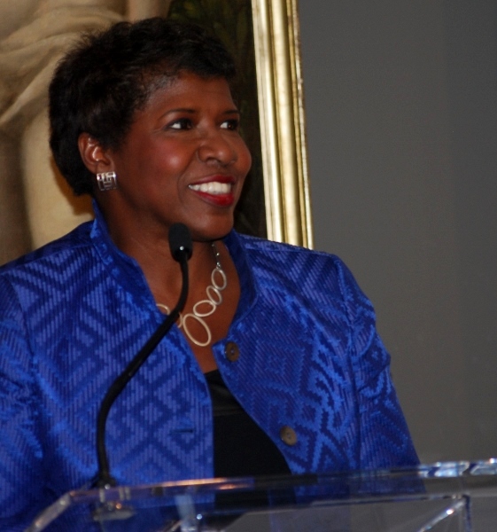 Gwen Ifill at the Italian Embassy