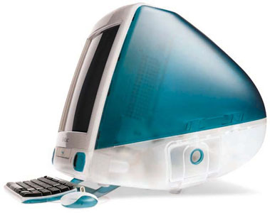 Translucent Mondi blue iMac