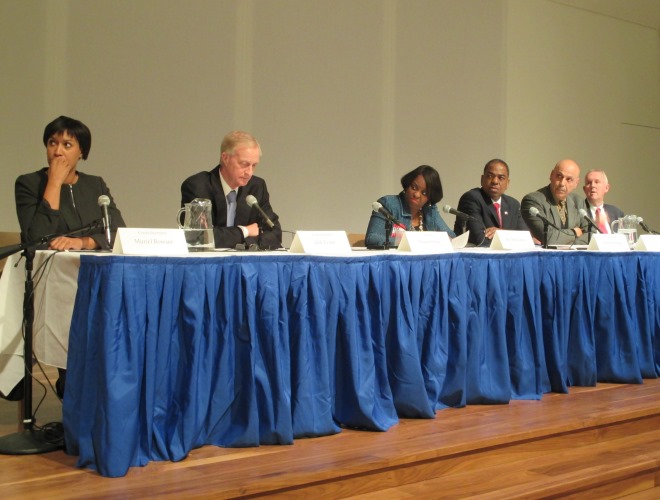 Candidates for Mayor Bowser, Evans, Lewis, Orange Shallal and Wells