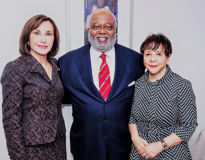 Ambassador Maguy Maccario Doyle, Judge William Newman &amp; Sheila Johnson