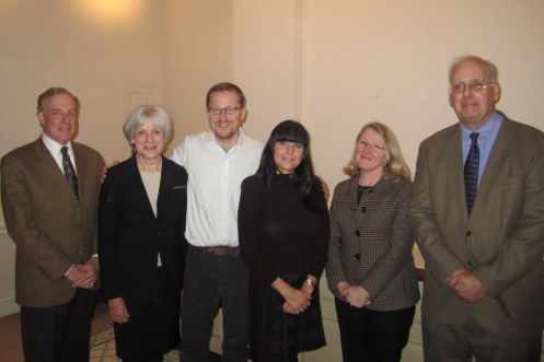 Outerbridge Horsey, Pamla Moore, Ken Archer, CAG president Jennifer Altimus, Jennifer Steingasser (from OP) and Richard Hinds