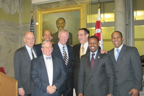 D.C. Councilmembers and Mayor Vincent Gray