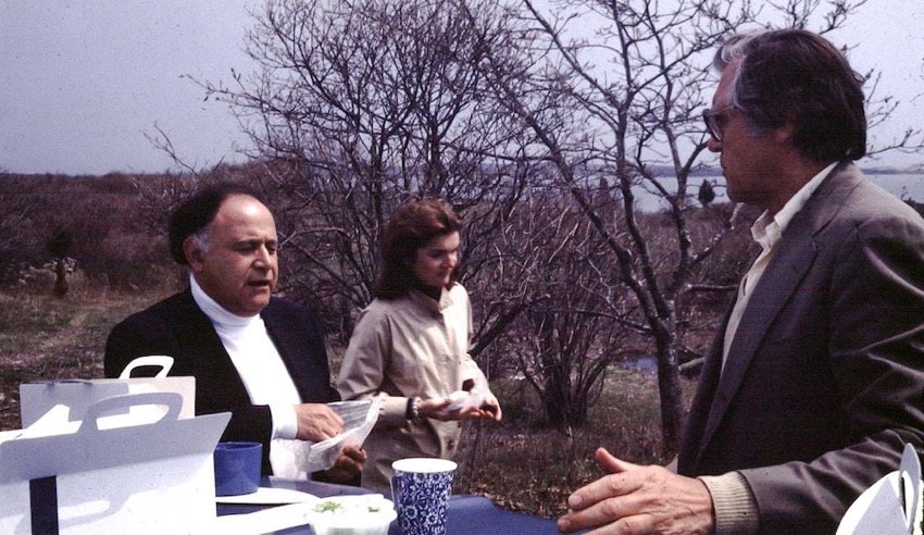 Jackie’s lawyer Alexander Forger, Jacqueline Kennedy Onassis and the general contractor