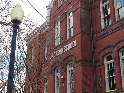 Jackson Art Center is located in a former school, which the nonprofit leases from the city.