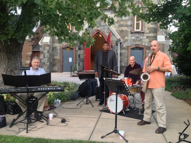 The Larry Brown Quartet (instrumental jazz) at Grace Church Georgetown September 19