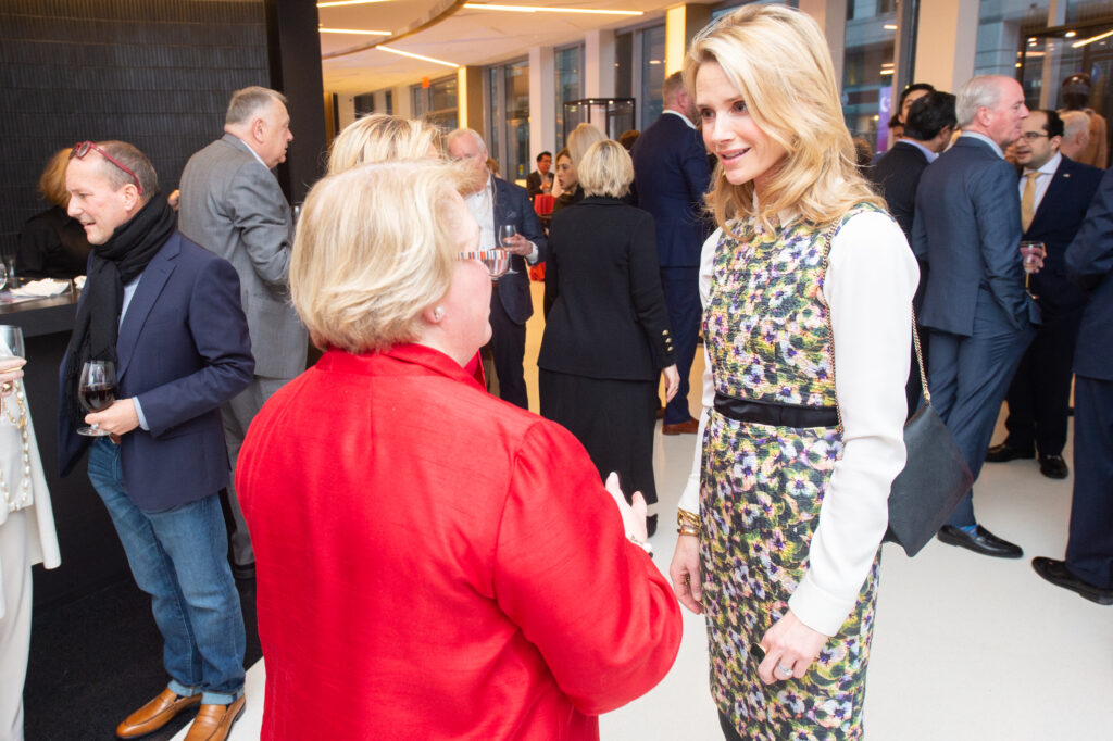 Jennifer Siebel Newsom chats with guests