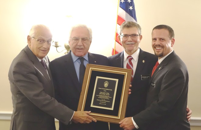 Rep. Bill Pascrell,  Melo Cicala, Francesco Isgro and  Brian Della Rocca