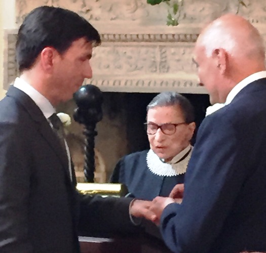 Charles Mitchem, Justice Ruth Bader Ginsburg, Michael Kahn