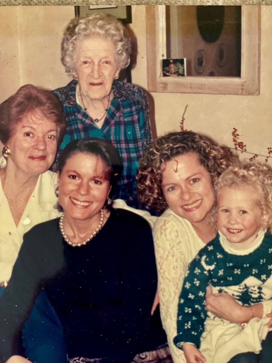 L to R: Joy Kilbourn, Jessie Joy Cousins, Heather Lee, Joy Coffield, Jessie Joy Coffield