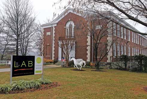 The former Hardy Elementary on Foxhall Road has been leased to Lab since 2008.