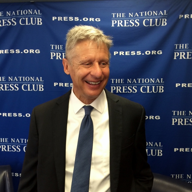 Presidential Candidate Gary Johnson