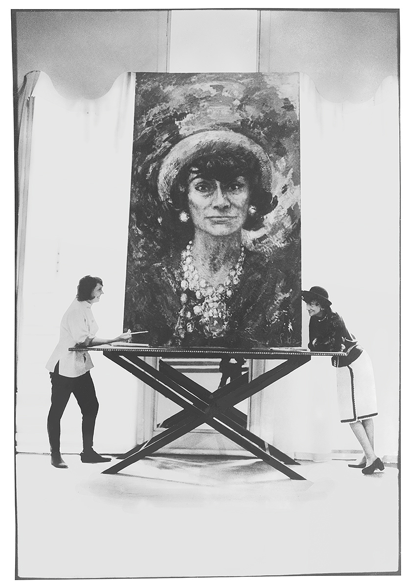 Artist Marion Pike and fashion icon Coco Chanel