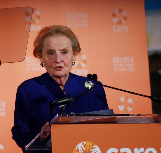 Former Secretary of State Madeleine K. Albright at /CARE Conference