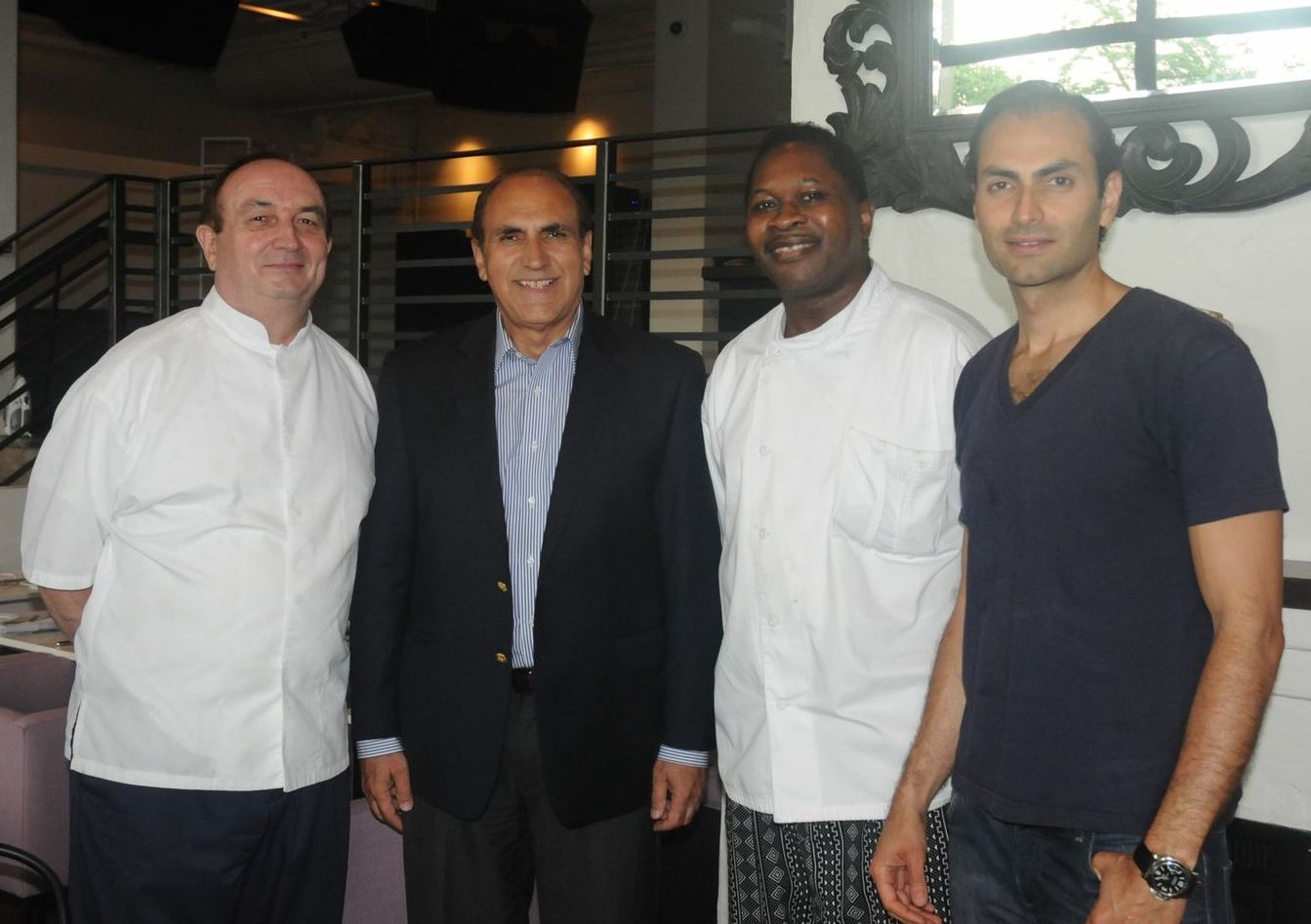 Chef Gerard Pangaud, Zubair Popal, Yomi Faniyi, Omar Popal