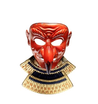 A Tengu Somen (iron mask) by Kiyoyoshi. Sold for $189,901. (Auction 20190, Lot 46)