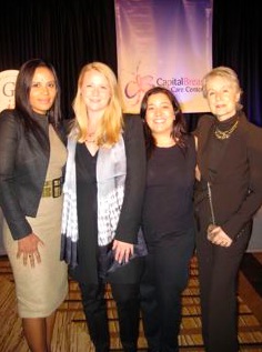 Michelle Cross Fenty, Hayley Gordon Pivato, Pink Jams founder Christa Floresca and Toni Gordon