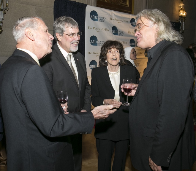 Amb.  Walter Cutler, Capt. Richard Phillips, Didi Cutler &amp; Paul Greengrass