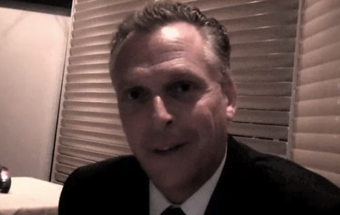 Terry McAuliffe at Cafe Milano