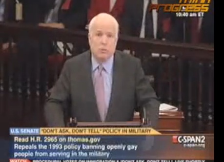 Sen. John McCain criticizes the salons of Georgetown