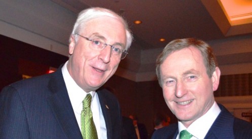 Ambassador Michael Collins and Prime Minister Enda Kenny