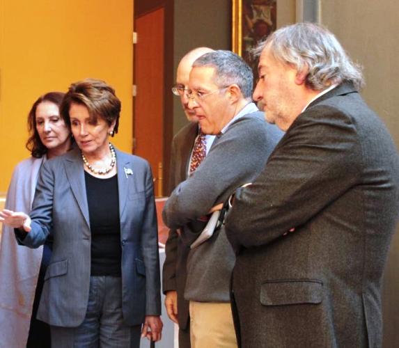 Patricia Violante, Nancy Pelosi,  Luca Franchetti Pardo, Alessandro Campi, Alessandro Nicosia