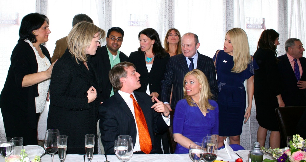 Hosts Tammy Haddad and Kelley McCormick (at left) with Miss America Teresa Scanlan, hosted with Franco Nuschese (center right).