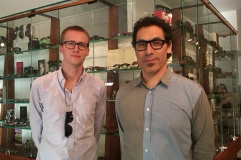 Pierce Voorthuis, son of Joost Voorthuis, and Rama Valentin at November Trunk Show