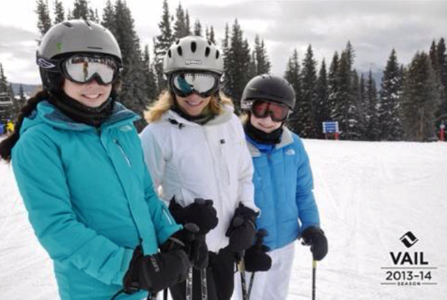 Peyton Schwartz, Page (in middle) and Katherine Schwartz.