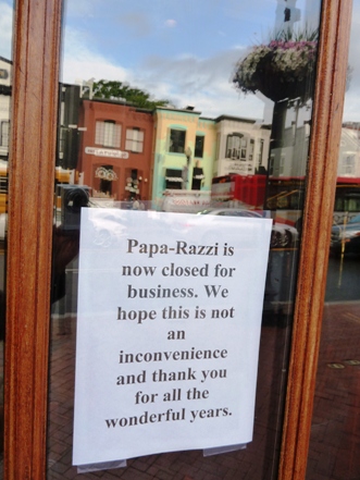 May 21, 2012 Papa-Razzi closes
