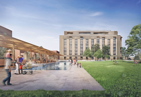 The proposal would replace the West Heating Plant and its adjacent coal yard with luxury condos and a public park.