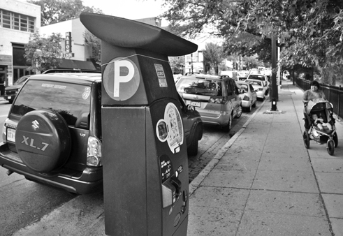 The District is looking at broader use of “performance parking.”