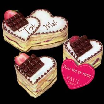 PAUL Valentine&#039;s Day cakes