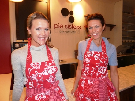 Erin and Allison Blakely in thier new bakery