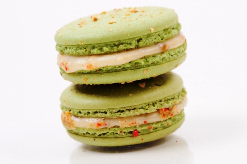 Pistachio macarons