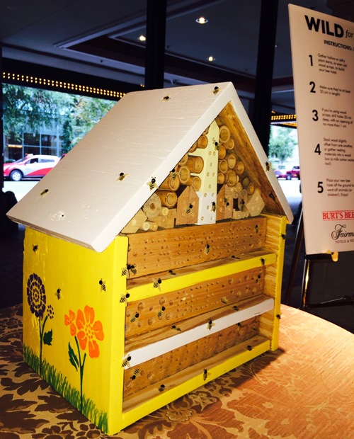 Pollinator Bee Hotel in Lobby