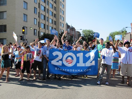 Obama PRIDE Contingent