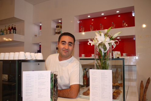 Puro Café owner Rashid Hassouni