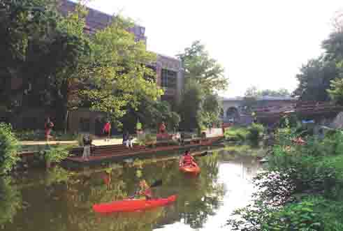 The Old Georgetown Board says the current design does not leave enough space on the dock at the foot of the stairs.