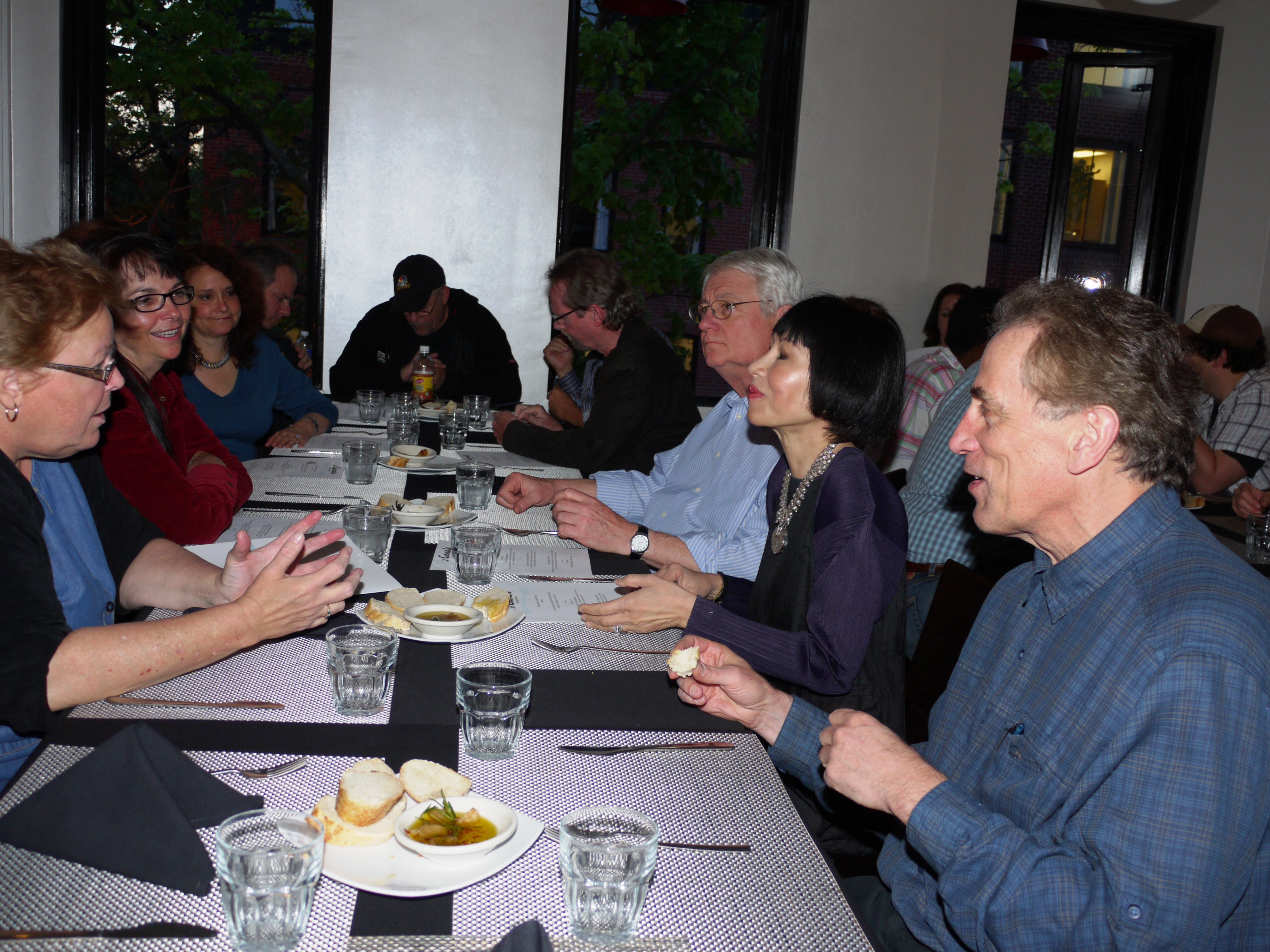 Rock Bottom Remainders Dine at Il Canale