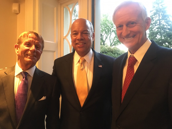 David Dunning, Jeh Johnson and Jack Evans