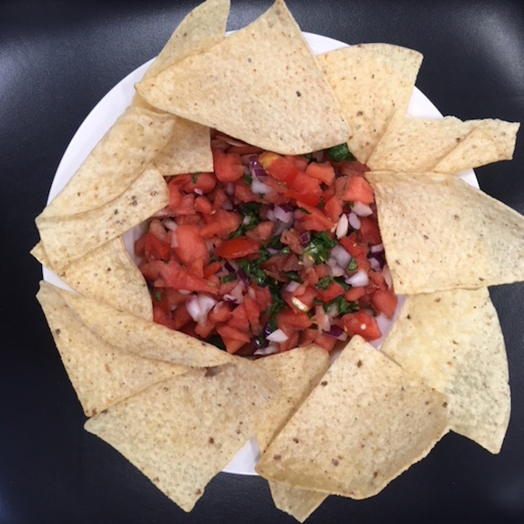 Super Bowl Salsa Fresca with Tortilla Chips